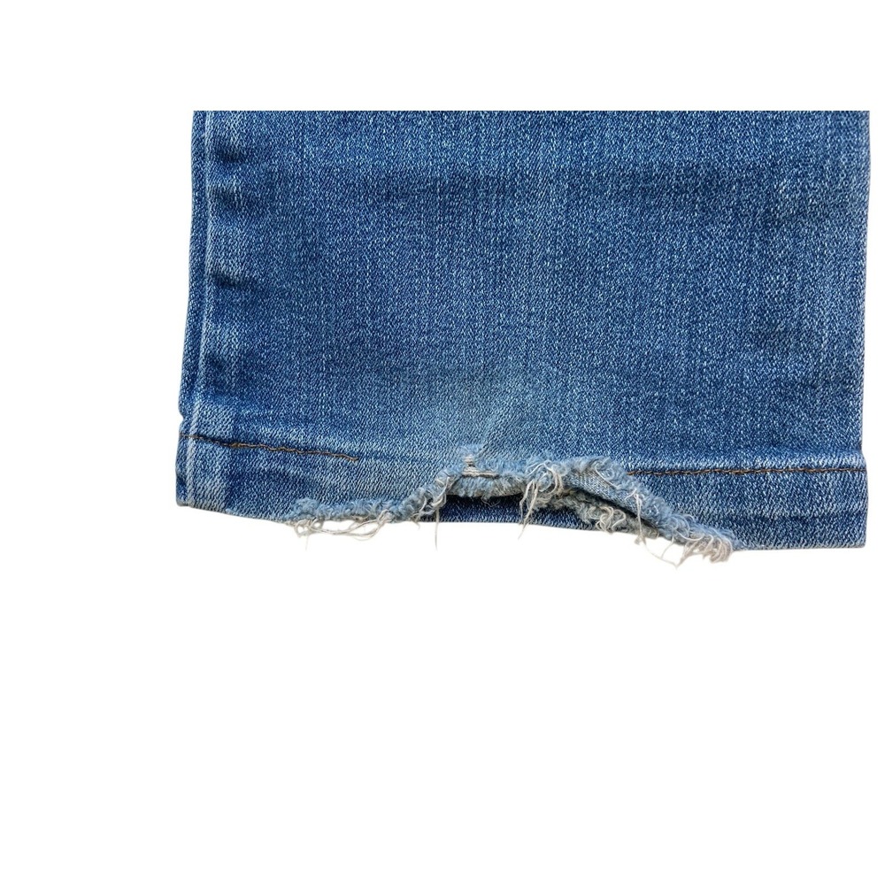 American‎ Eagle Artist Low Rise Flare Jeans Size 2 Distressed Y2K Boho Grunge - Picture 15 of 16
